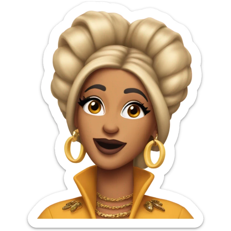 Cardi b sticker