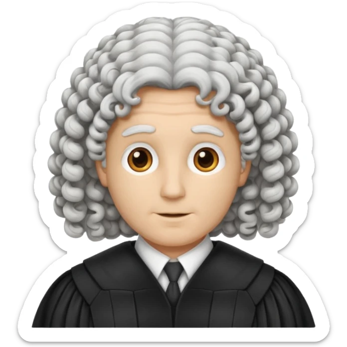 Courtroom Items, Judge’s Wig – traditional courtroom attire

 sticker
