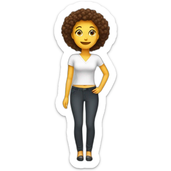 Slim Waist An emoji showing a slim waist to symbolize self-confidence and elegance. sticker