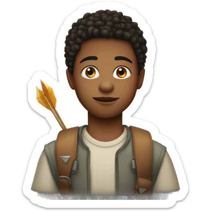 A kid with freckles with a arrow pointing to him saying Jonathan sister and he’s a kid who hates school sticker