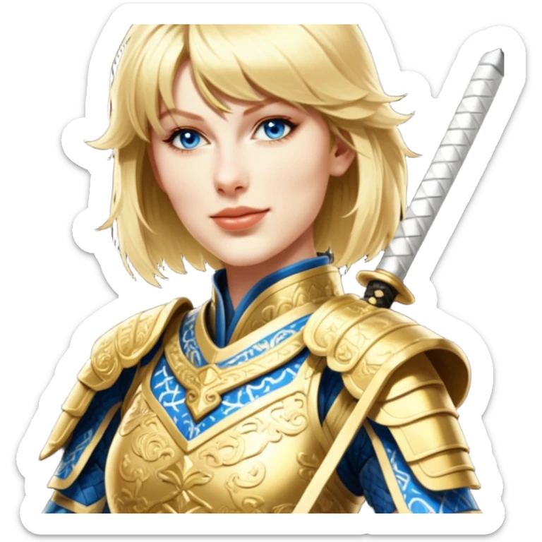 Golden Samurai sticker