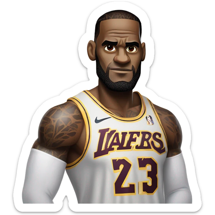 LeBron James sticker