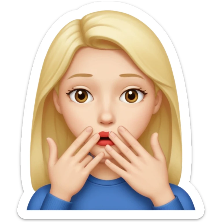 add-a-finger-in-front-of-the-pursed-lips-to-clearly-show-the-shushing-gesture sticker