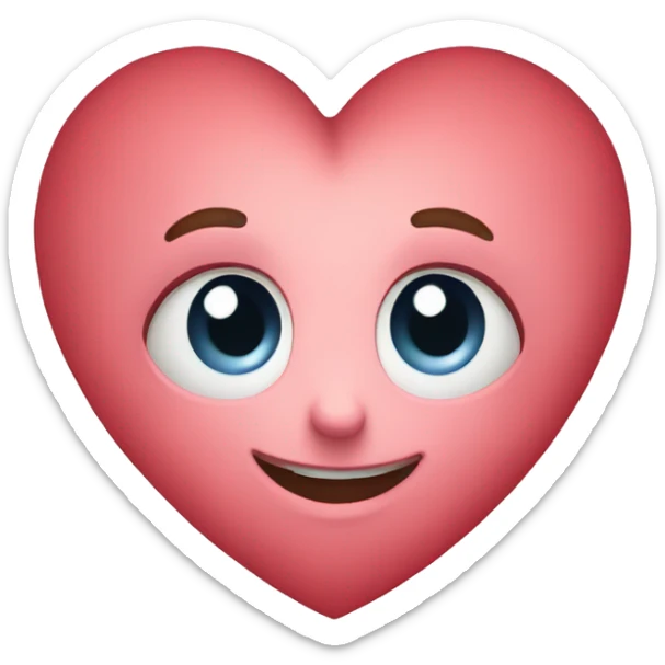 Heart sticker