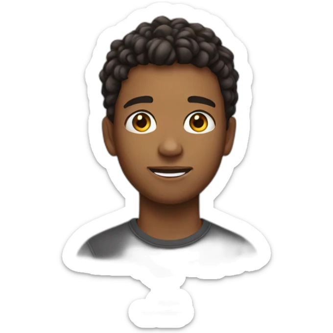 Teen age  Boy  sticker