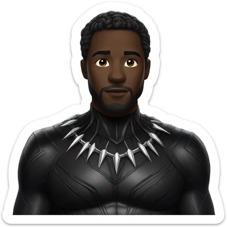 Black panther sticker
