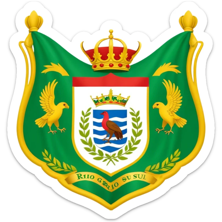 make an emoji of the flag of rio grande do sul sticker