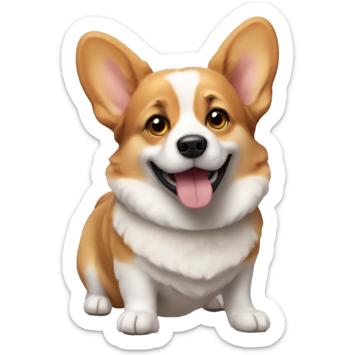 Corgi sticker