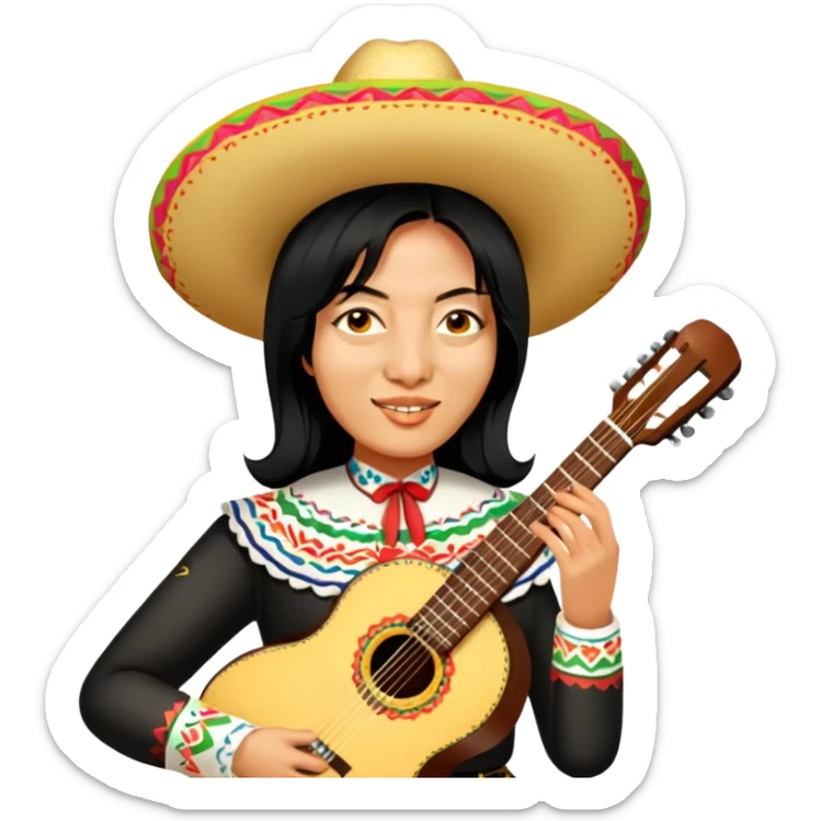 Mariachi Musician sticker