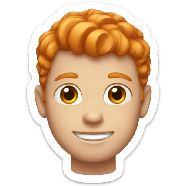 ginger boy  sticker