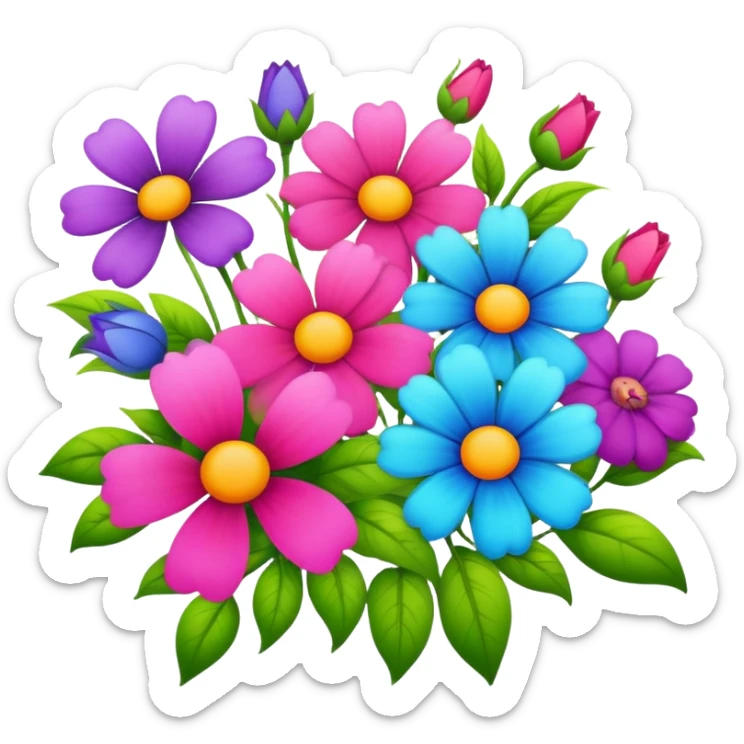 Flowers sticker