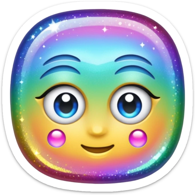 more sparkly sticker