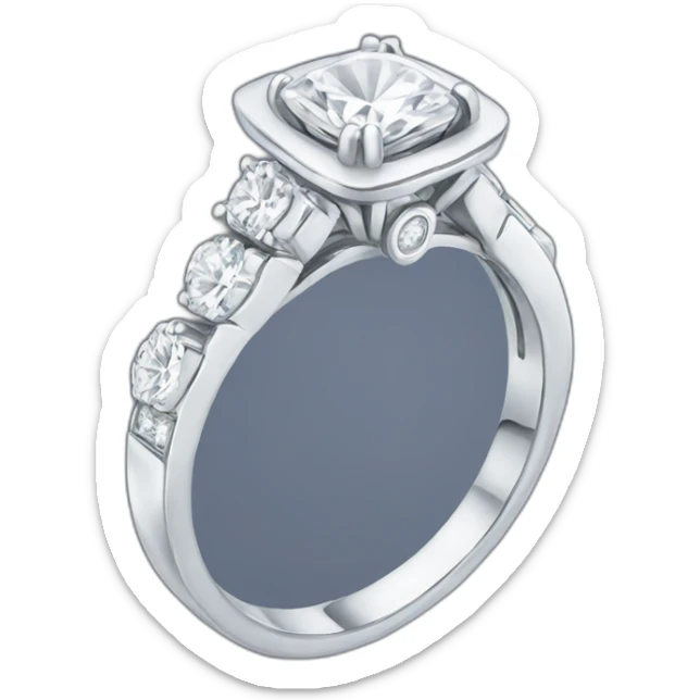 engagement ring sticker