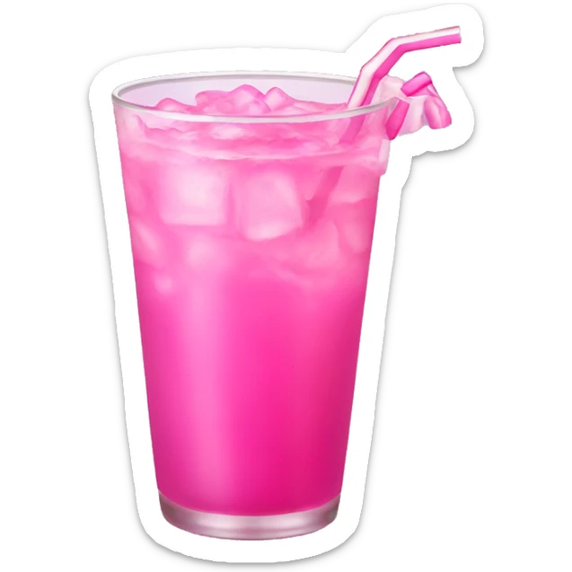 pink drink sticker