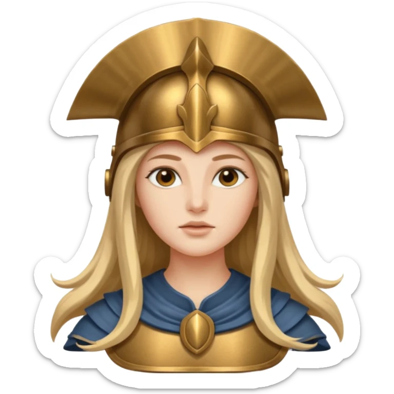 Athena is the Greek goddess, one of the most important deities in Greek mythology, the daughter of Zeus, associated with: Strategic warfare Wisdom and intellect Craft, engineering, building, navigation Justice and good governance Protection of cities embodys rational, disciplined intelligence sticker