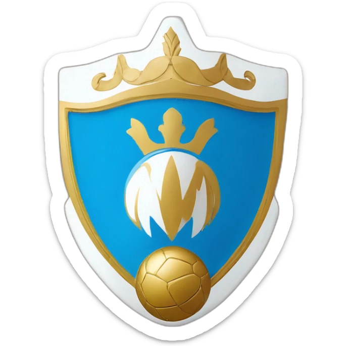 Logo of the French team Olympique de Marseille sticker
