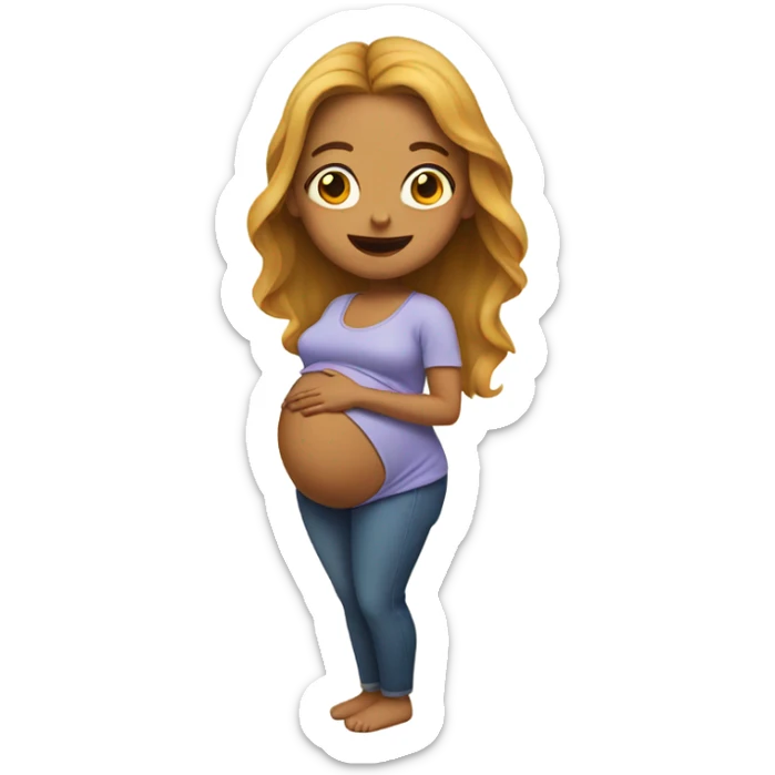 Pregnant  sticker