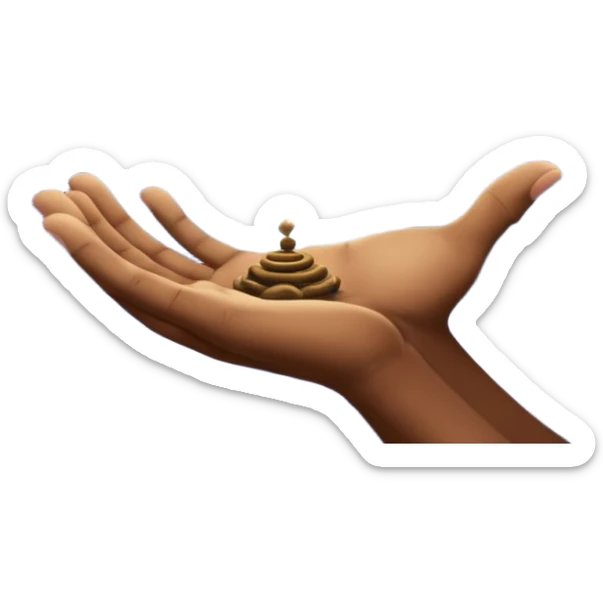 The Milky Way galaxy in the hand of Bhagwan Vishnu. sticker