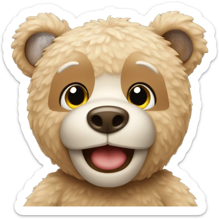 teddy bear sticker