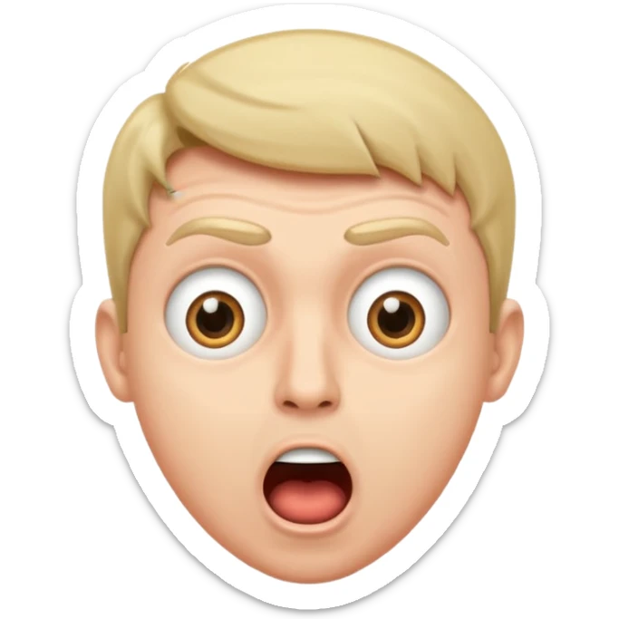 crea un emoji de un hombre que de a entender algo increible sticker