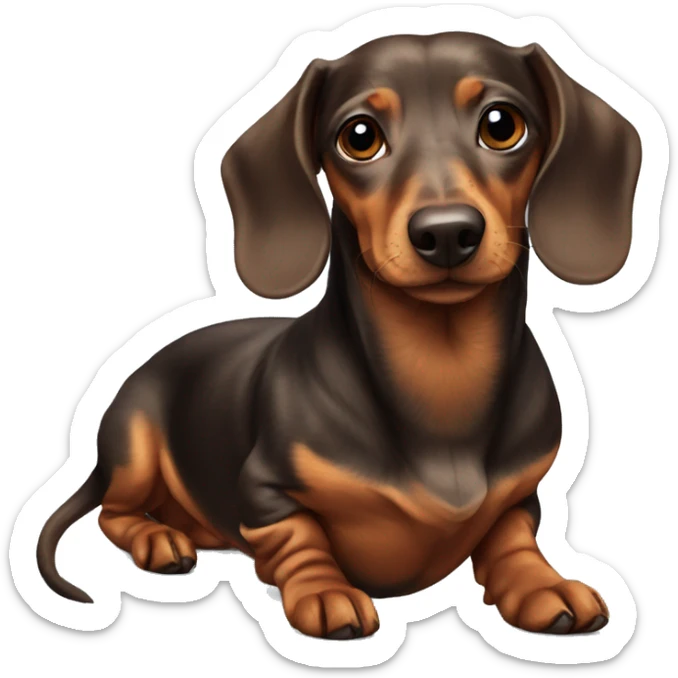 Dachshund sticker