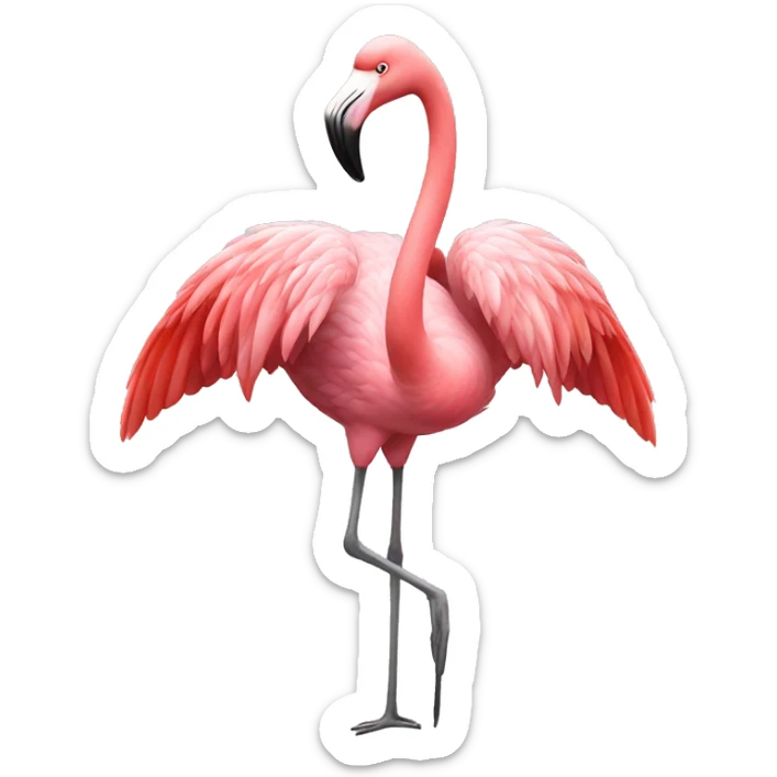 flamingo sticker