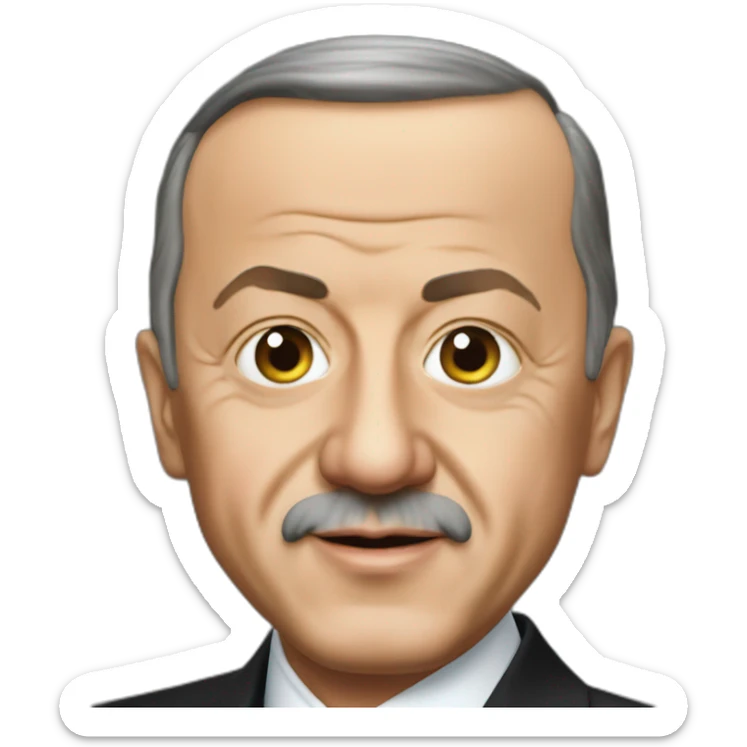 recep tayyip erdogan sticker