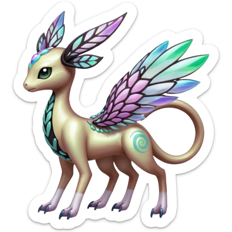 Meloetta-Vernid-Palkia-Fionbri-Pokémon-Digimon-Fakémon-fusion-hybrid-creature sticker