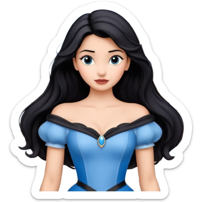 Quiero que crees una imagen donde este el castillo de Disney y por detrás o delante pon a 4 chicas: una con el pelo largo rizado marrón , otra con el pelo muy corto negro, como un chico, otra con el pelo mediano liso marrón con ojos azulesy otra con el pelo negro largo liso . Todos son color carne.  sticker