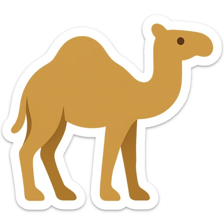 Camel sticker