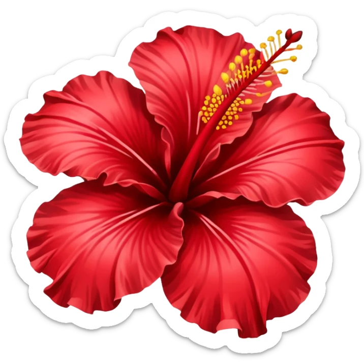 hibiscus sticker