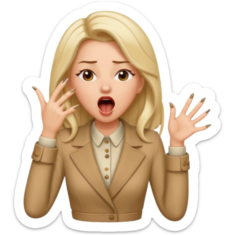 Slay girl emoji💅🥱böyle yap kızı yapma sticker