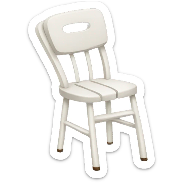 Broken chair  sticker