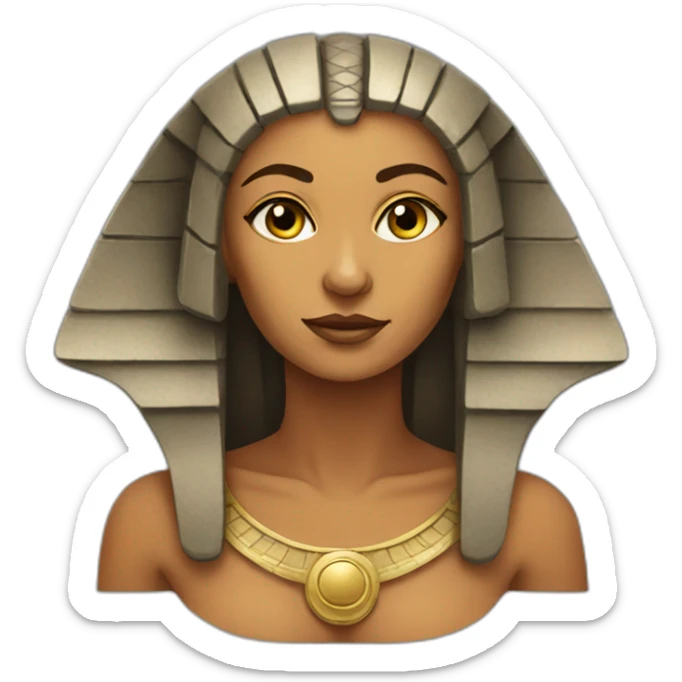Sphinx woman sticker