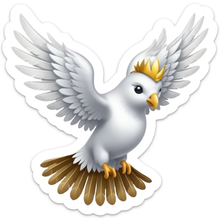 dinero con alas, un fajo de dólares con alas blancas volando sticker