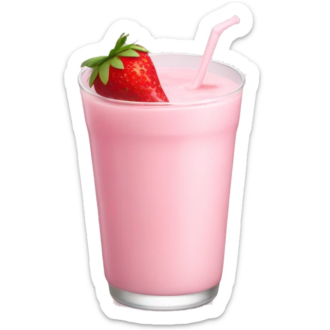 Strawberry milk sticker