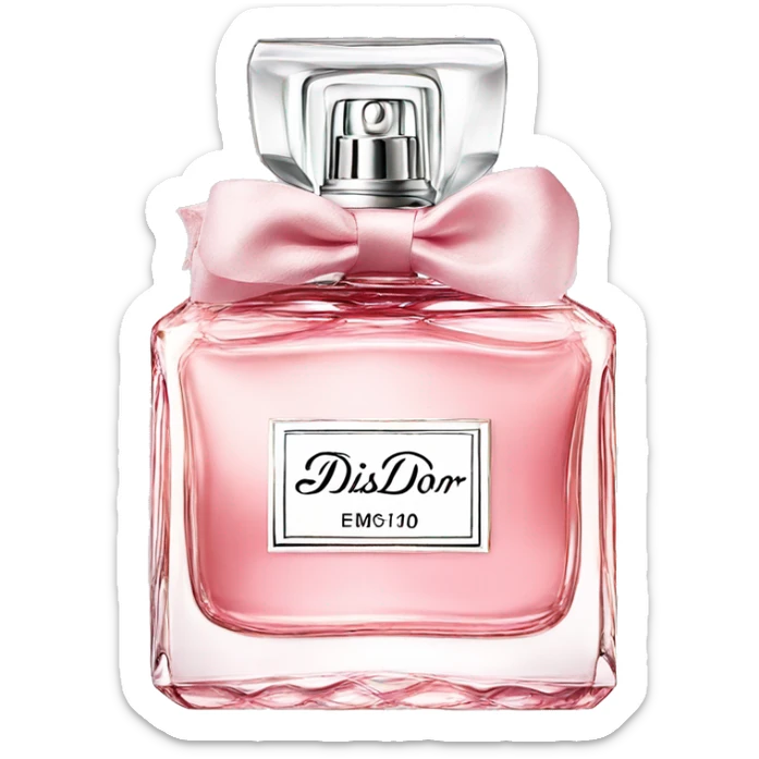 Miss dior perfume sticker