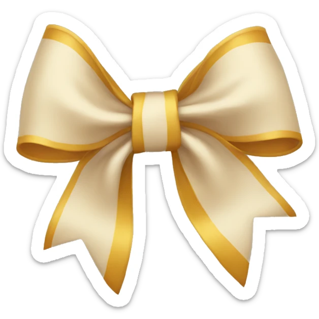 Bow sticker
