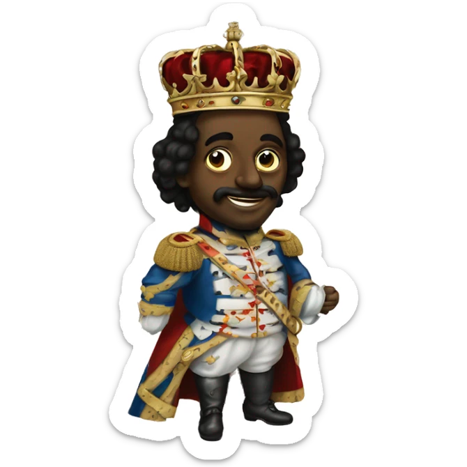 The King of Great Britain in the 17th century, George 1 sticker