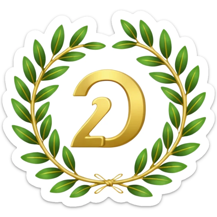 The number that took 23rd place was decorated with an imperial laurel wreath sticker