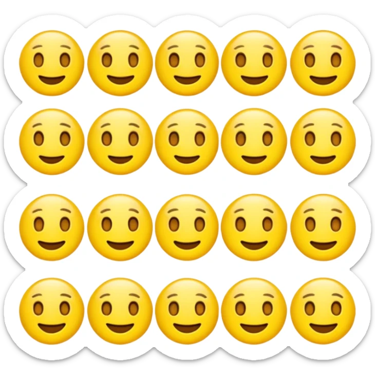 I want to make a emoji only N in glowing a simple design yellow without background sticker