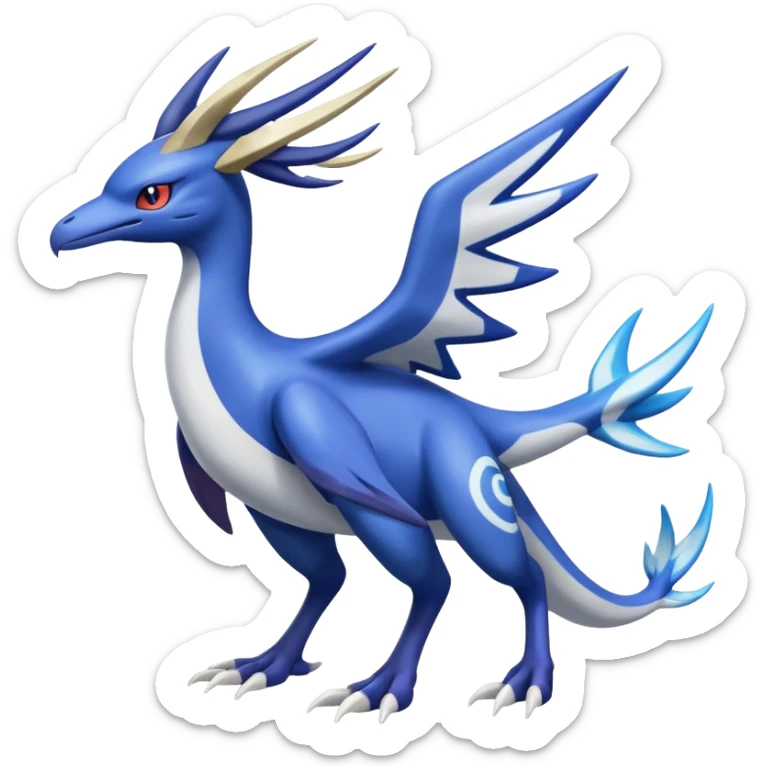 Xerneas-Kyogre-Latios-Silvally-Lugia-Fakémon-hybrid-creature (full body)  sticker