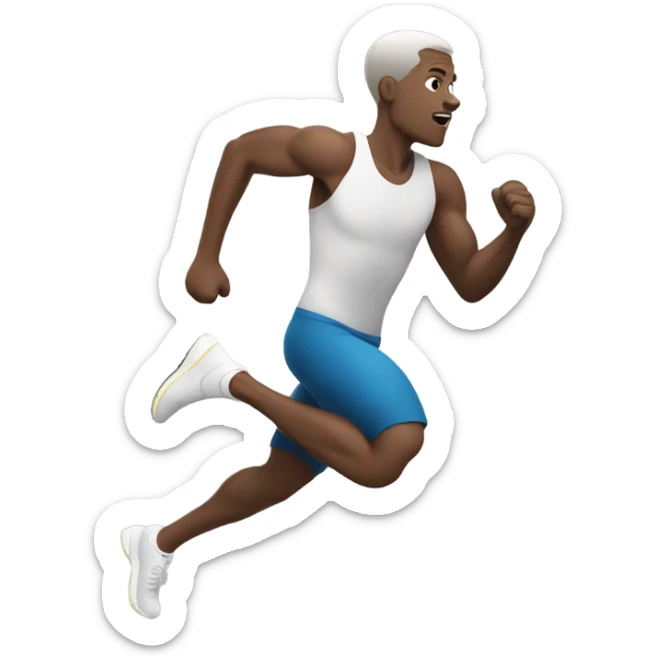 running sticker