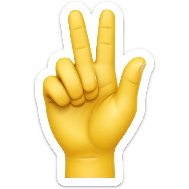 A 3D Apple-style yellow hand emoji, closed fist with only the index finger pointing upward, the finger making a circular motion as if drawing an imaginary circle in the air, dynamic curved motion lines around the finger to show the circular movement, smooth glossy texture, clean minimal background sticker