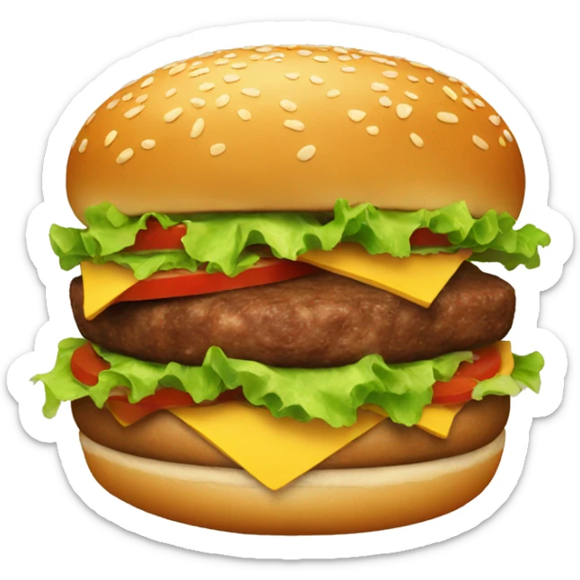 Burger  sticker