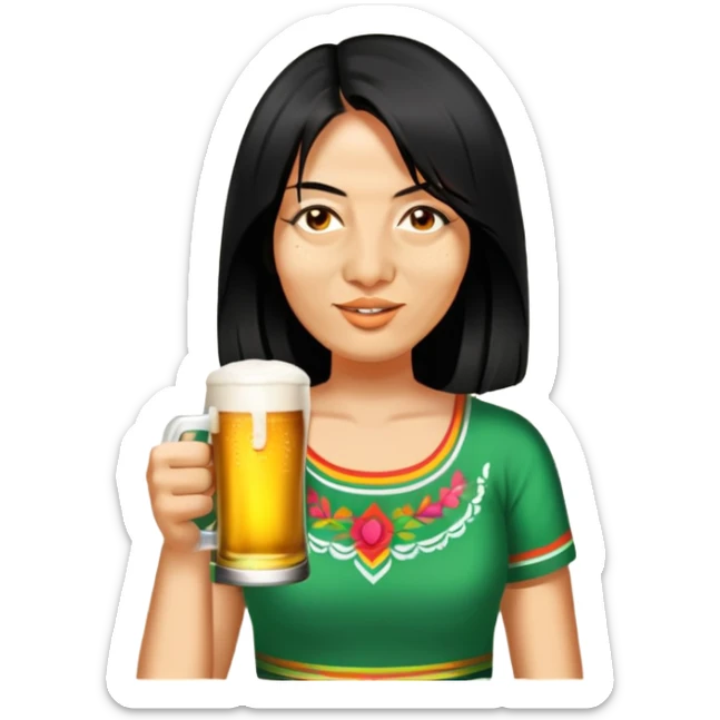 Cerveza Drinker sticker