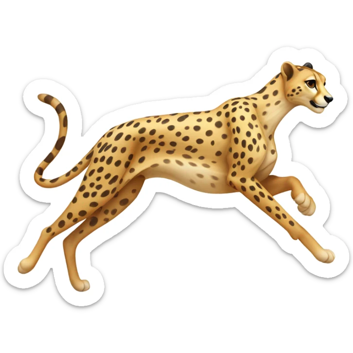 Cheetah sticker