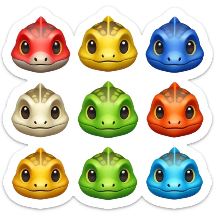a set of emotes for youtube memberships based on a gek from No man's sky video game sticker