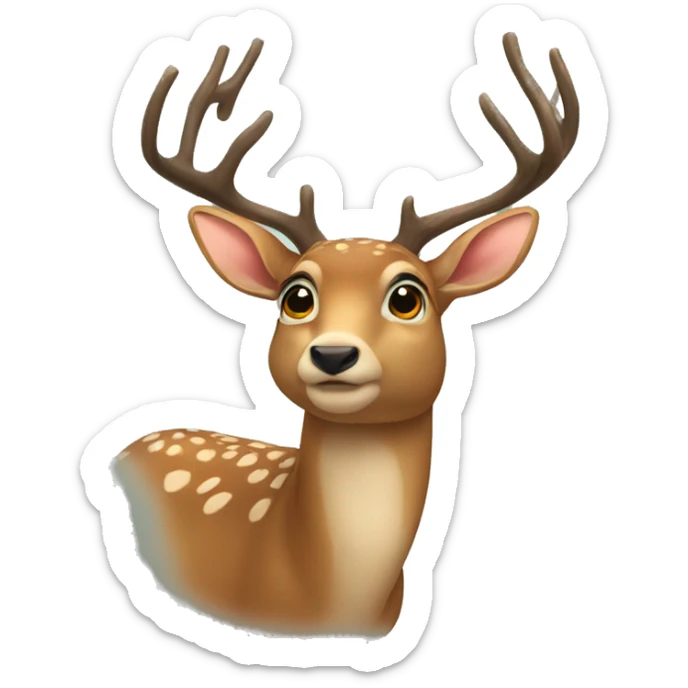 Deer do sticker