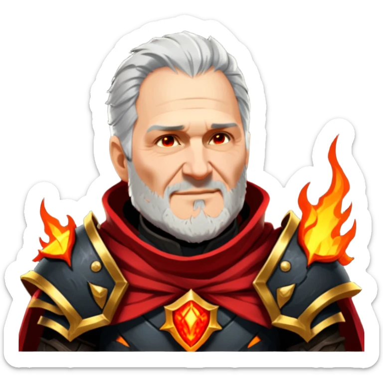 Volcanic Warlock sticker